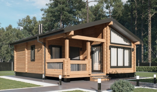Строительство домов из клееного бруса