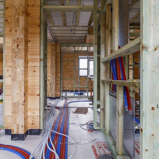 ИНЖЕНЕРНЫЕ СЕТИ КАК ОСНОВА КОМФОРТА В ДОМЕ ИЗ КЛЕЕНОГО БРУСА