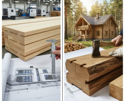Клееный брус или профилированный: что действительно выгоднее для дома?