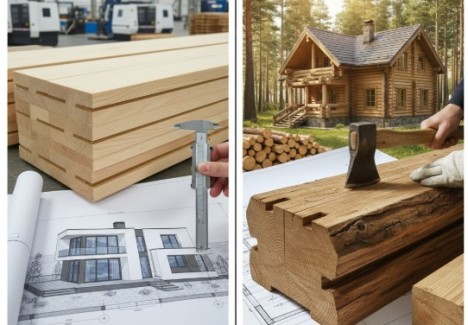 Клееный брус или профилированный: что действительно выгоднее для дома?